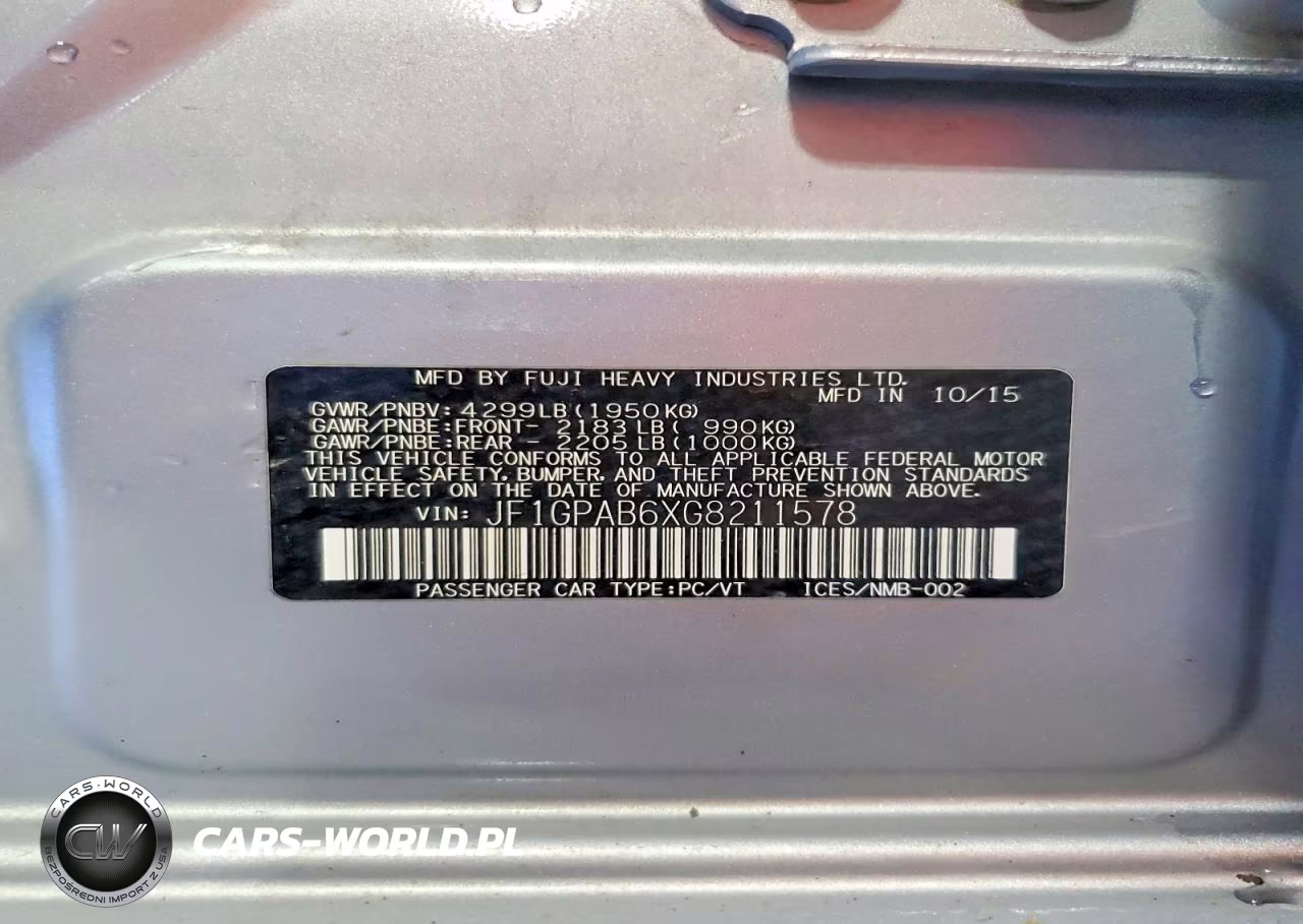 2016 Subaru Impreza Premium VIN:JF1GPAB6XG8211578 - 13