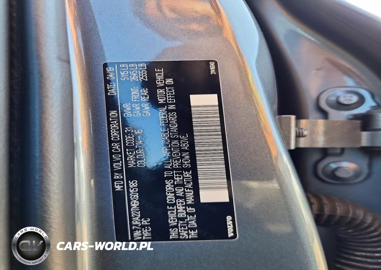 2019 Volvo S60 T6 R-Design VIN:7JRA22TM6KG015185 - 13