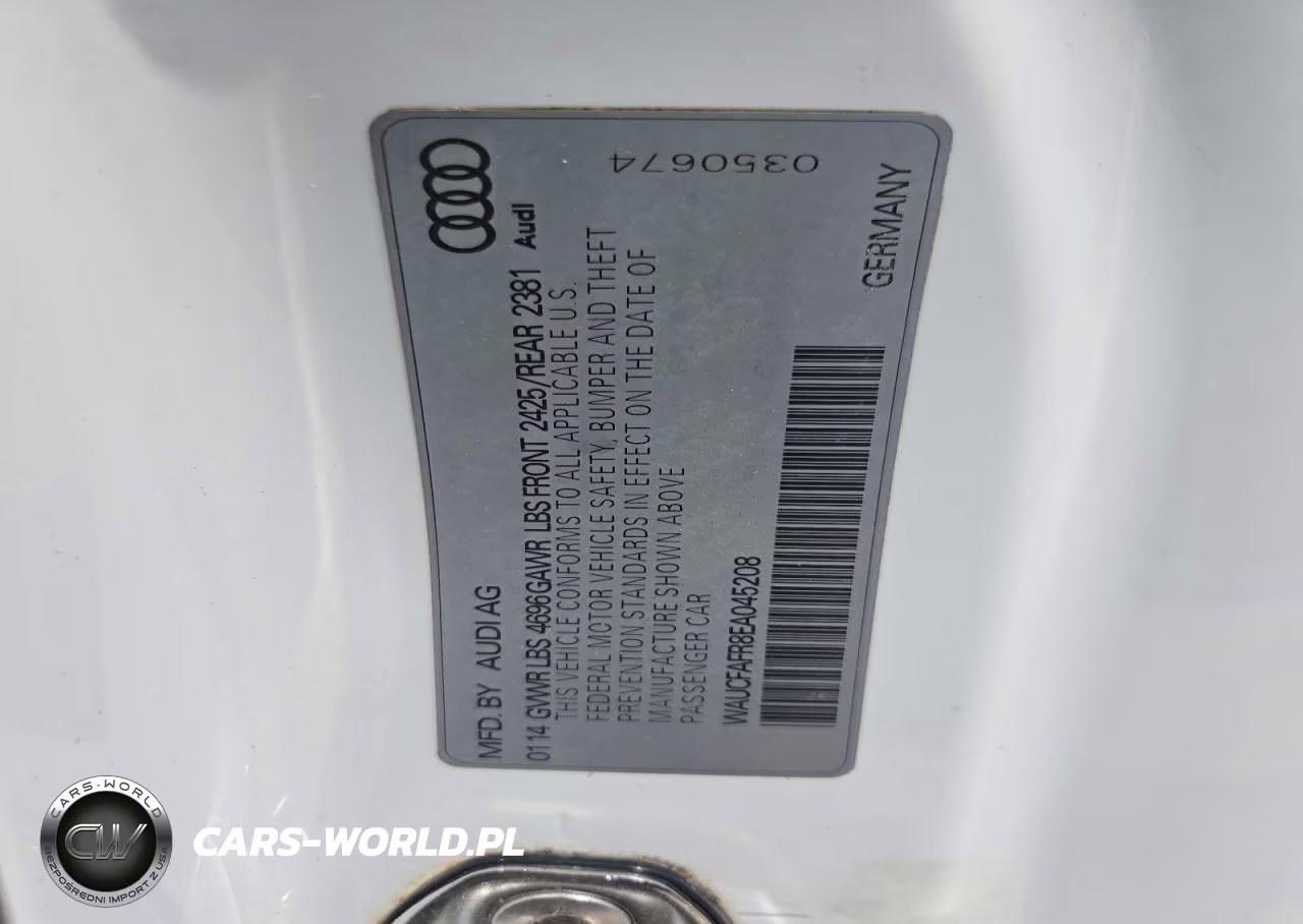 2014 Audi A5 Premium VIN:WAUCFAFR8EA045208 - 12