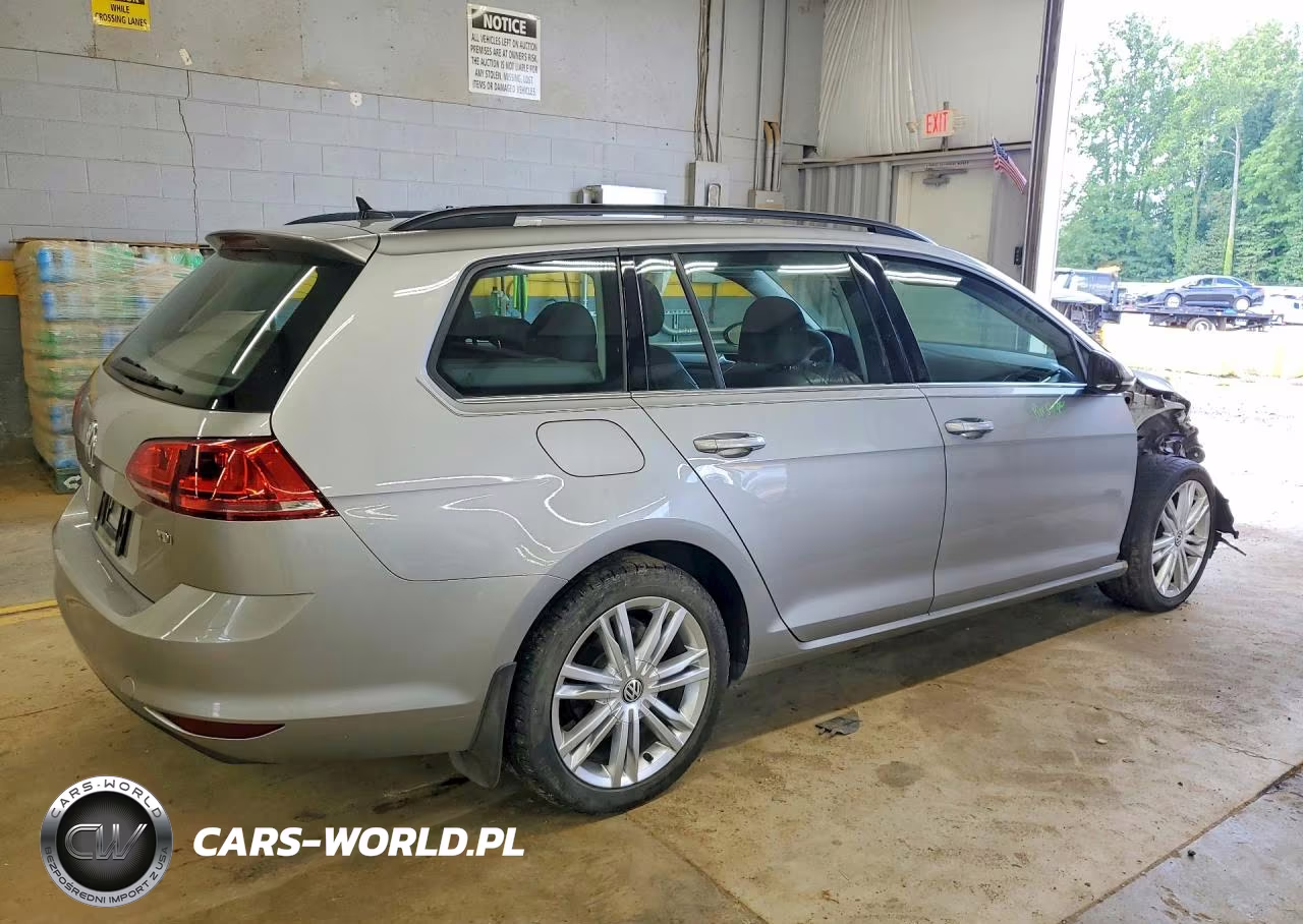 2015 Volkswagen Golf Sportwagen Tdi S VIN:3VWCA7AU8FM511933 - 3
