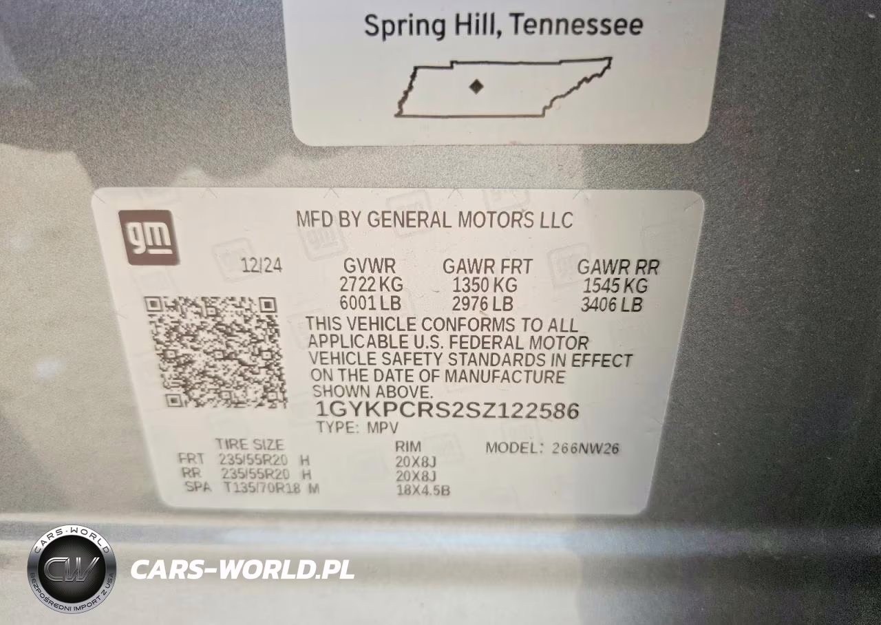 2025 Cadillac Xt6 Premium Luxury VIN:1GYKPCRS2SZ122586 - 13