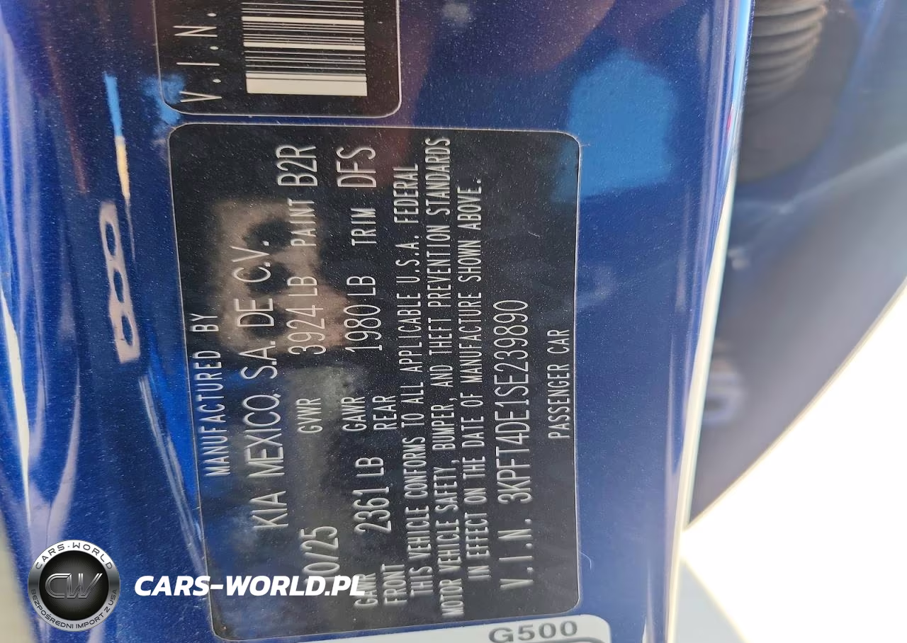 2025 Kia K4 Lxs VIN:3KPFT4DE1SE239890 - 12