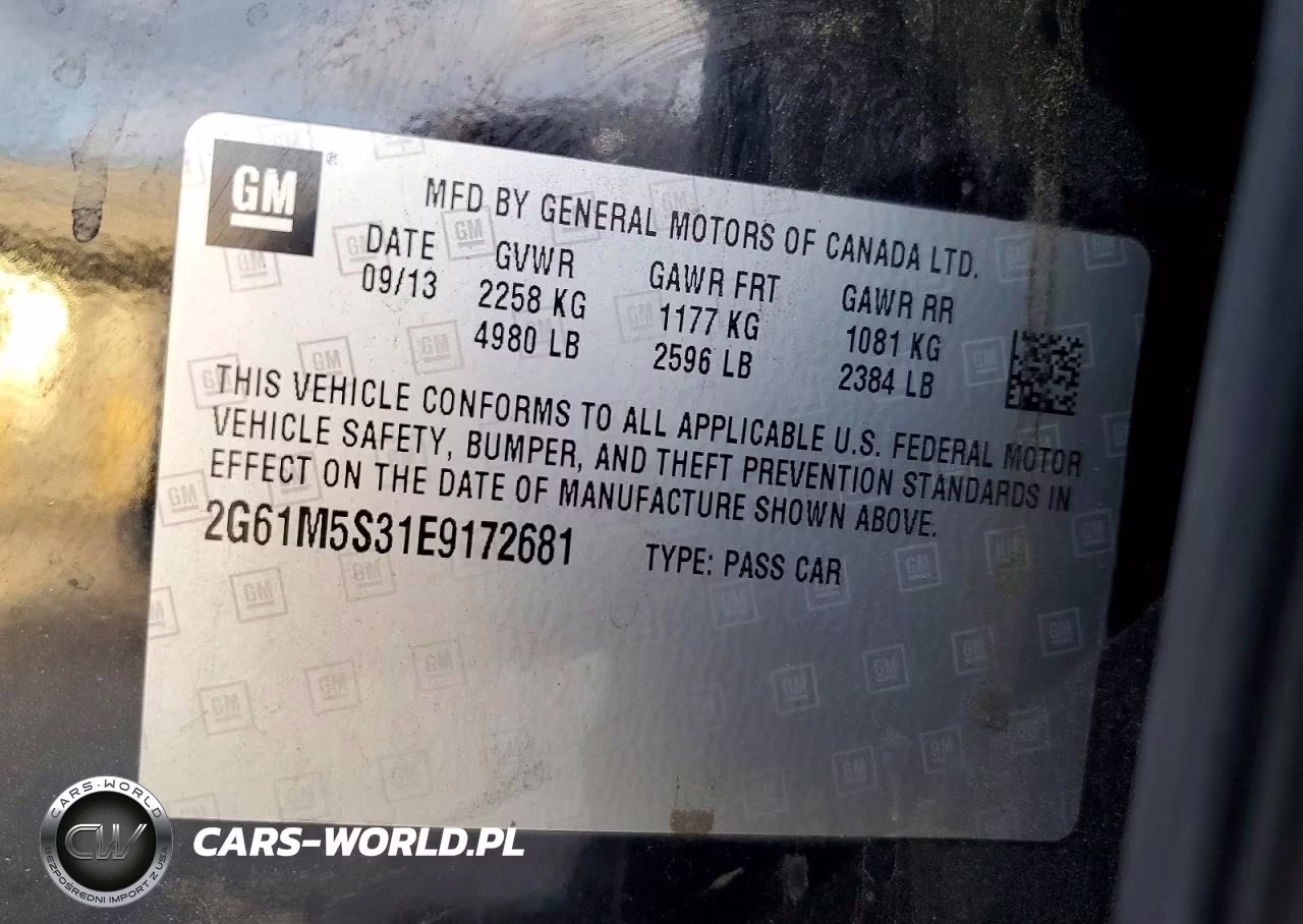 2014 Cadillac Xts VIN:2G61M5S31E9172681 - 12