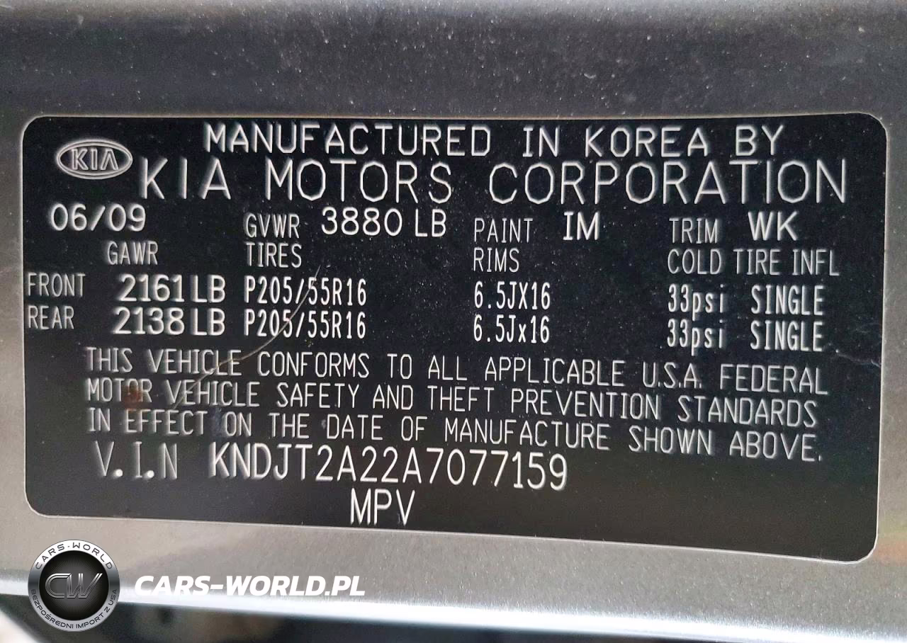 2010 Kia Soul +-!-Sport VIN:KNDJT2A22A7077159 - 12