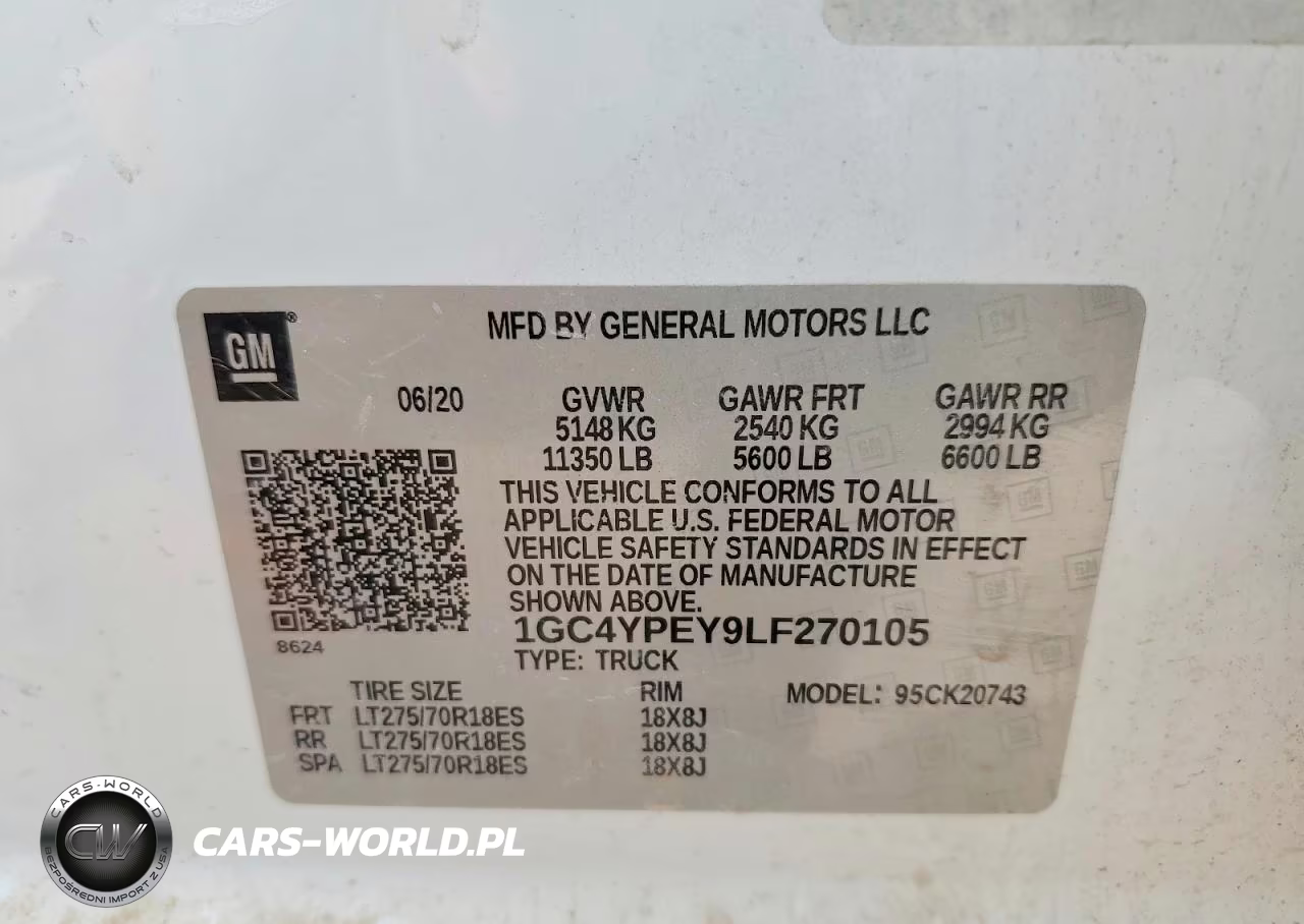 2020 Chevrolet Silverado K2500 Heavy Duty Ltz VIN:1GC4YPEY9LF270105 - 12