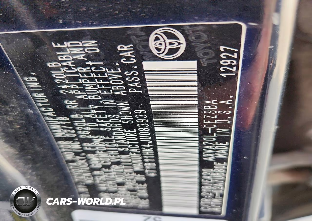 2018 Toyota Camry Se VIN:4T1B11HK4JU083939 - 13