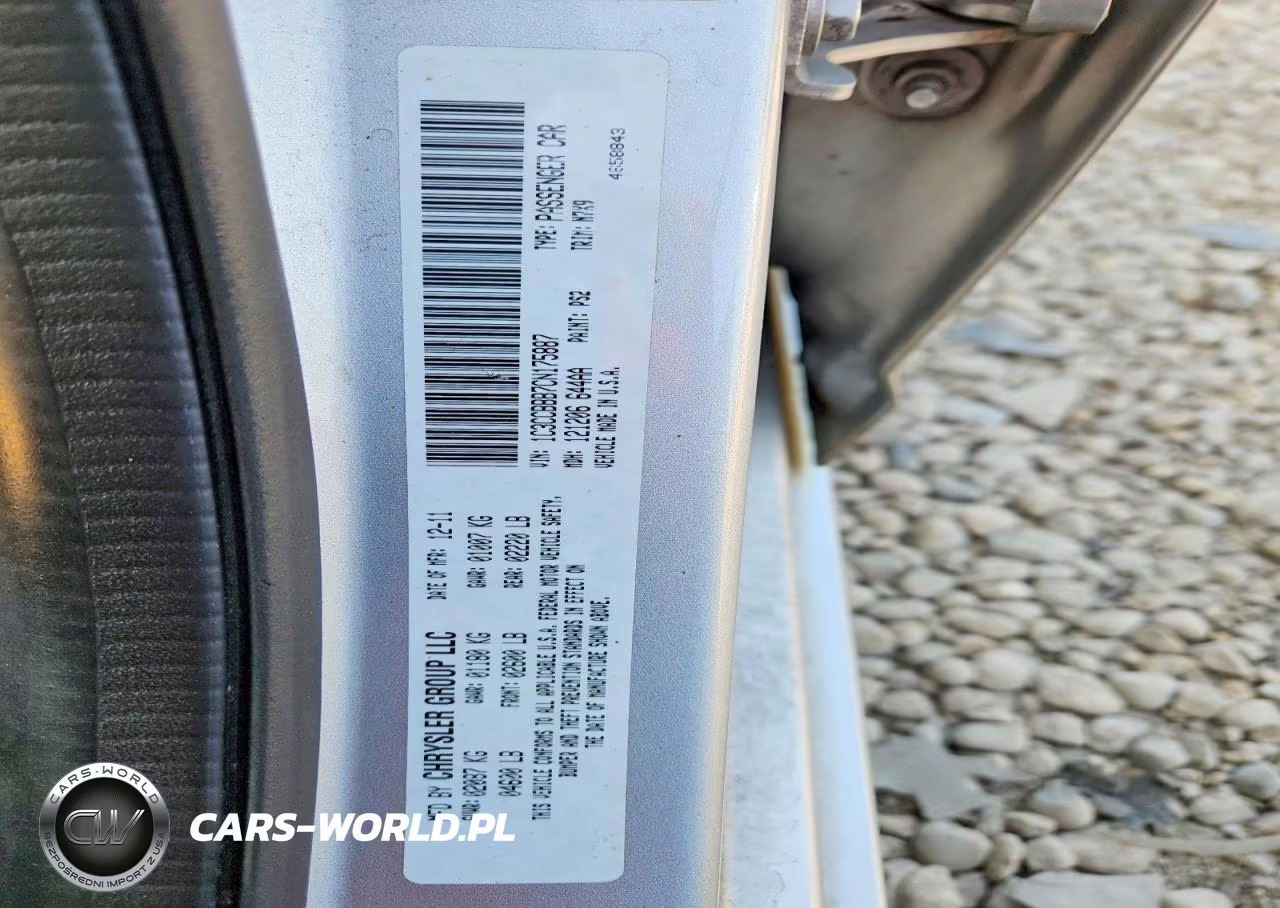 2012 Chrysler 200 VIN:1C3CCBBB7CN175887 - 12