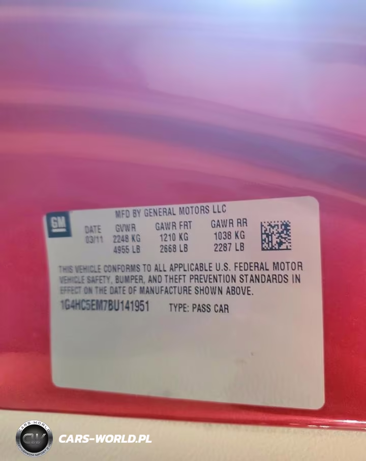 2011 Buick Lucerne Cxl VIN:1G4HC5EM7BU141951 - 12