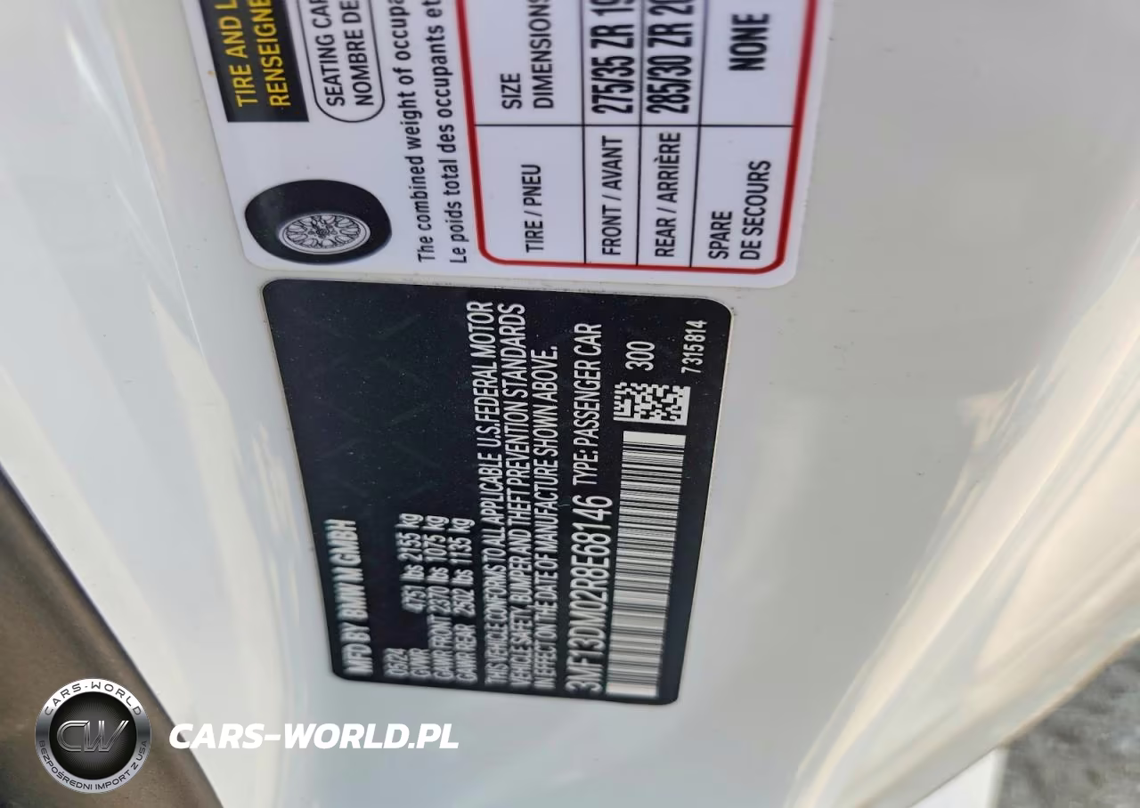 2024 BMW M2 VIN:3MF13DM02R8E68146 - 12