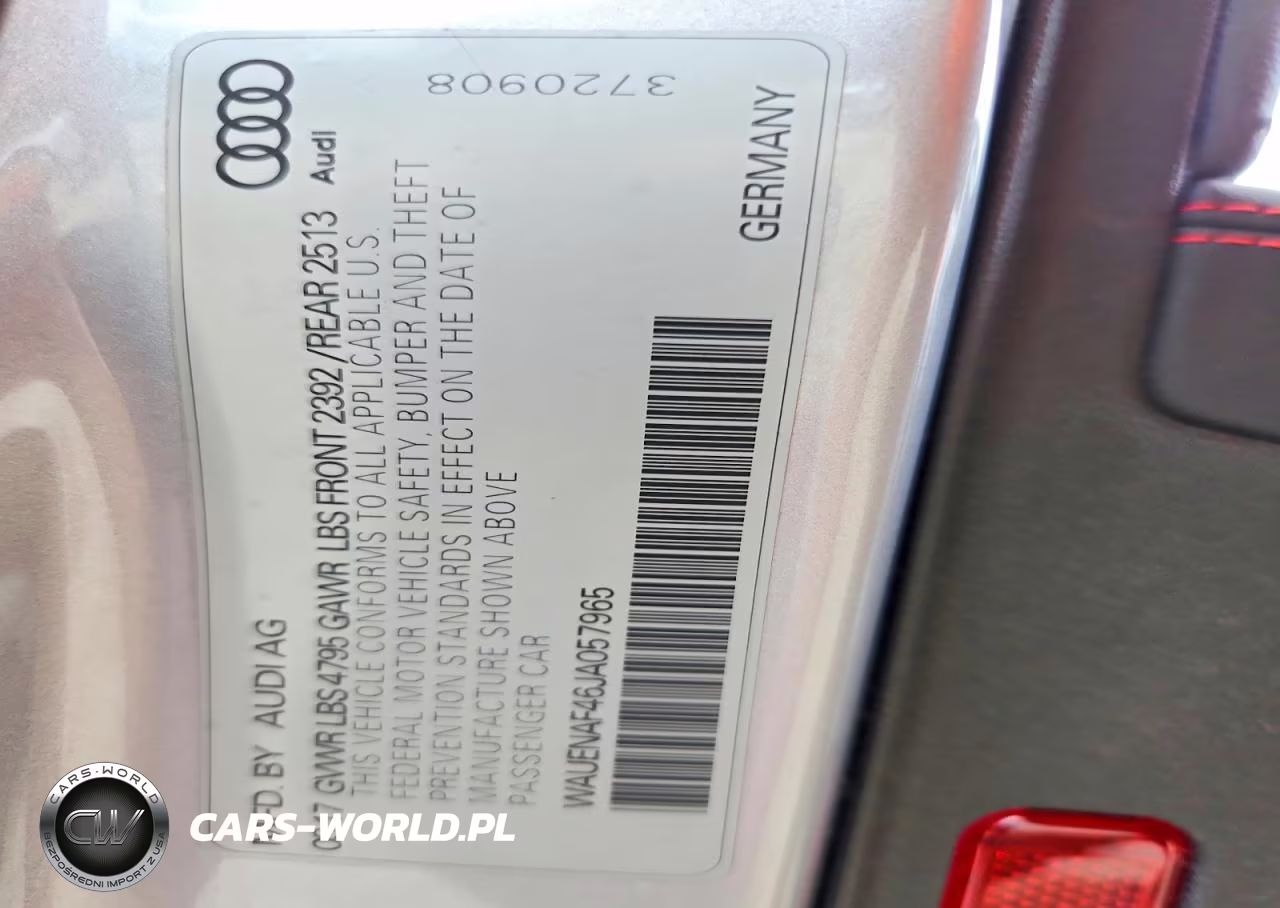 2018 Audi A4 Premium Plus VIN:WAUENAF46JA057965 - 12