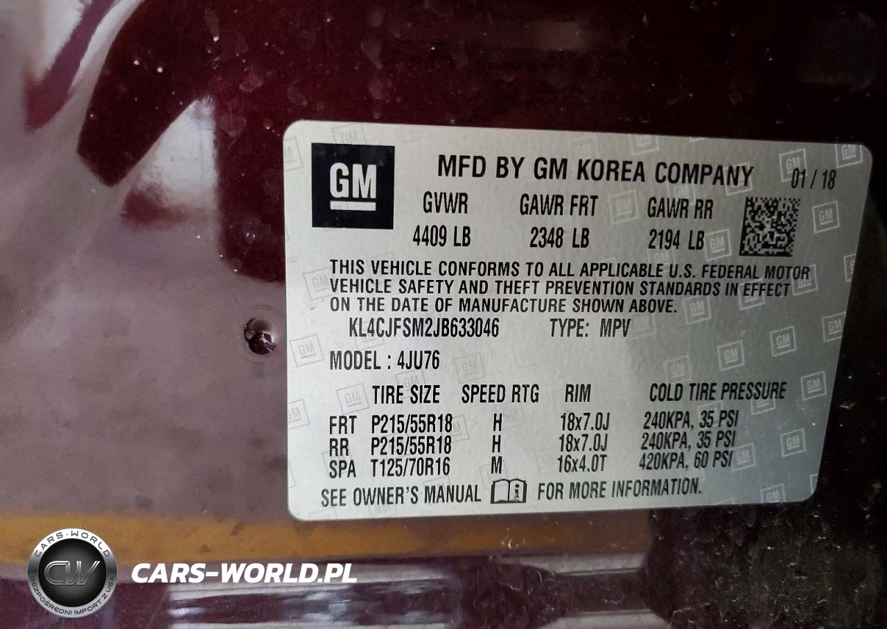 2018 Buick Encore Preferred Ii VIN:KL4CJFSM2JB633046 - 13