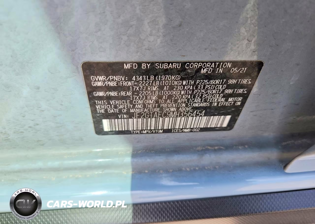 2021 Subaru Crosstrek Premium VIN:JF2GTAEC9MH356454 - 12