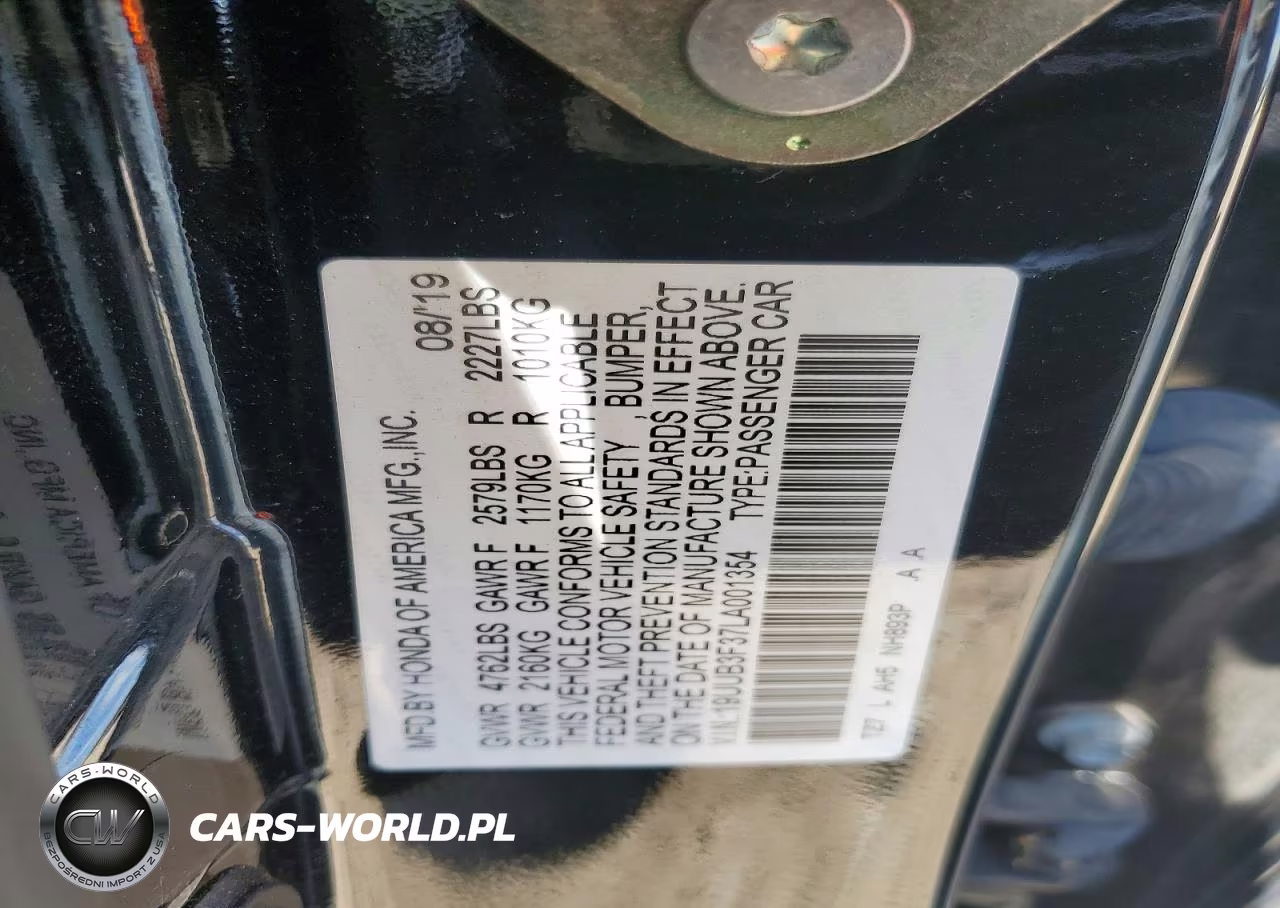 2020 Acura Tlx VIN:19UUB3F37LA001354 - 12