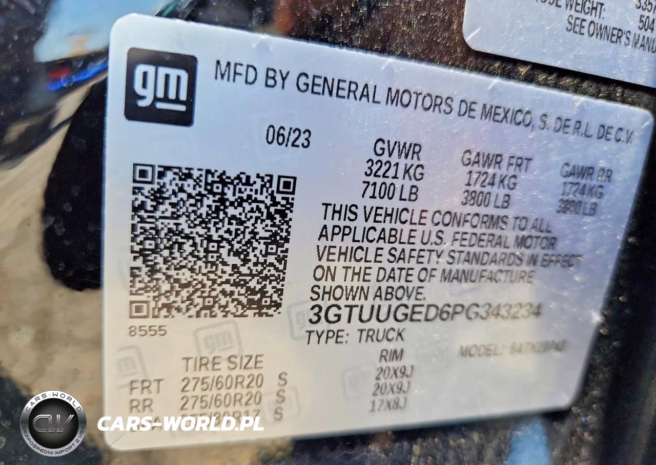 2023 GMC Sierra K1500 Denali VIN:3GTUUGED6PG343234 - 13