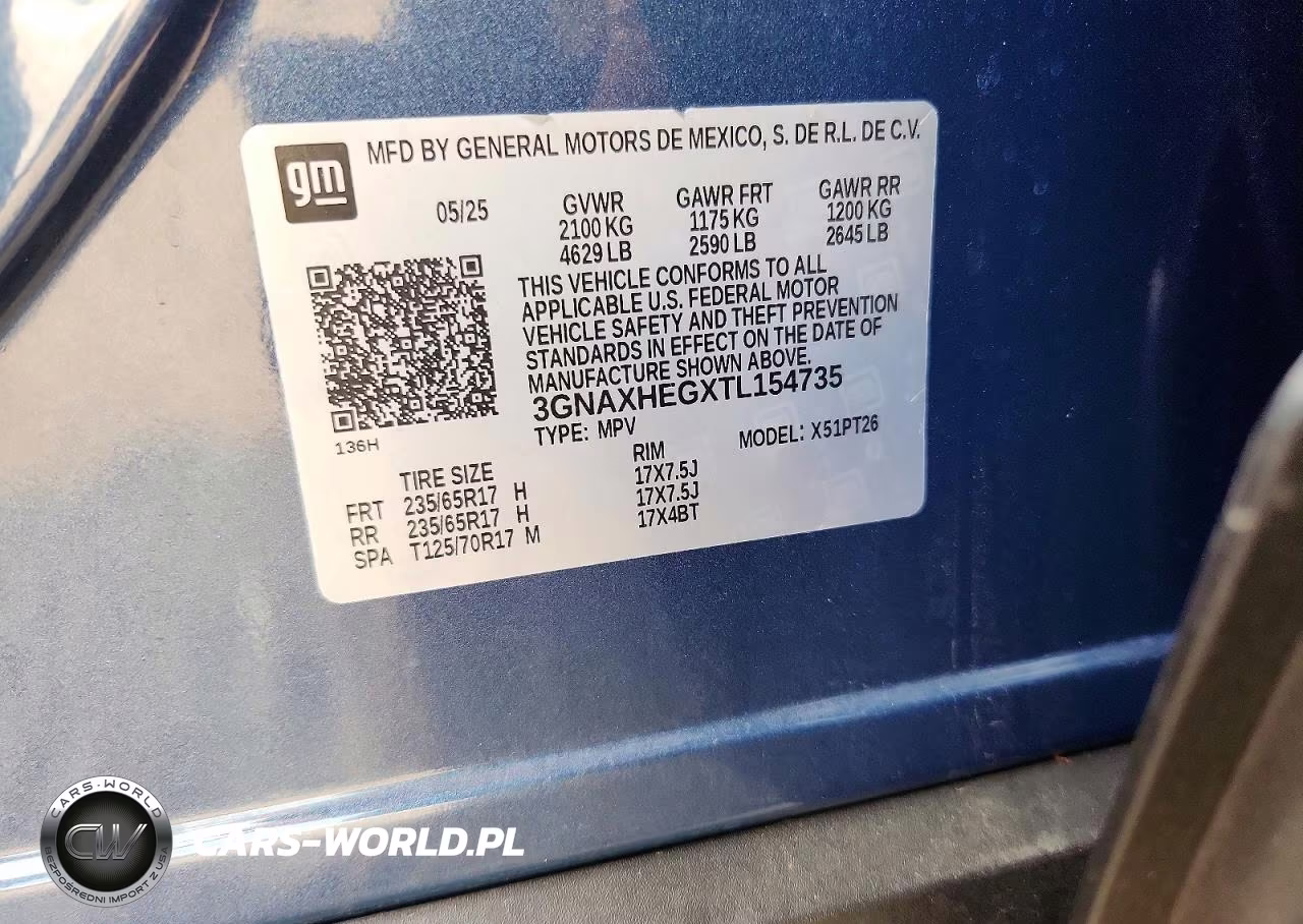 2026 Chevrolet Equinox Lt VIN:3GNAXHEGXTL154735 - 13