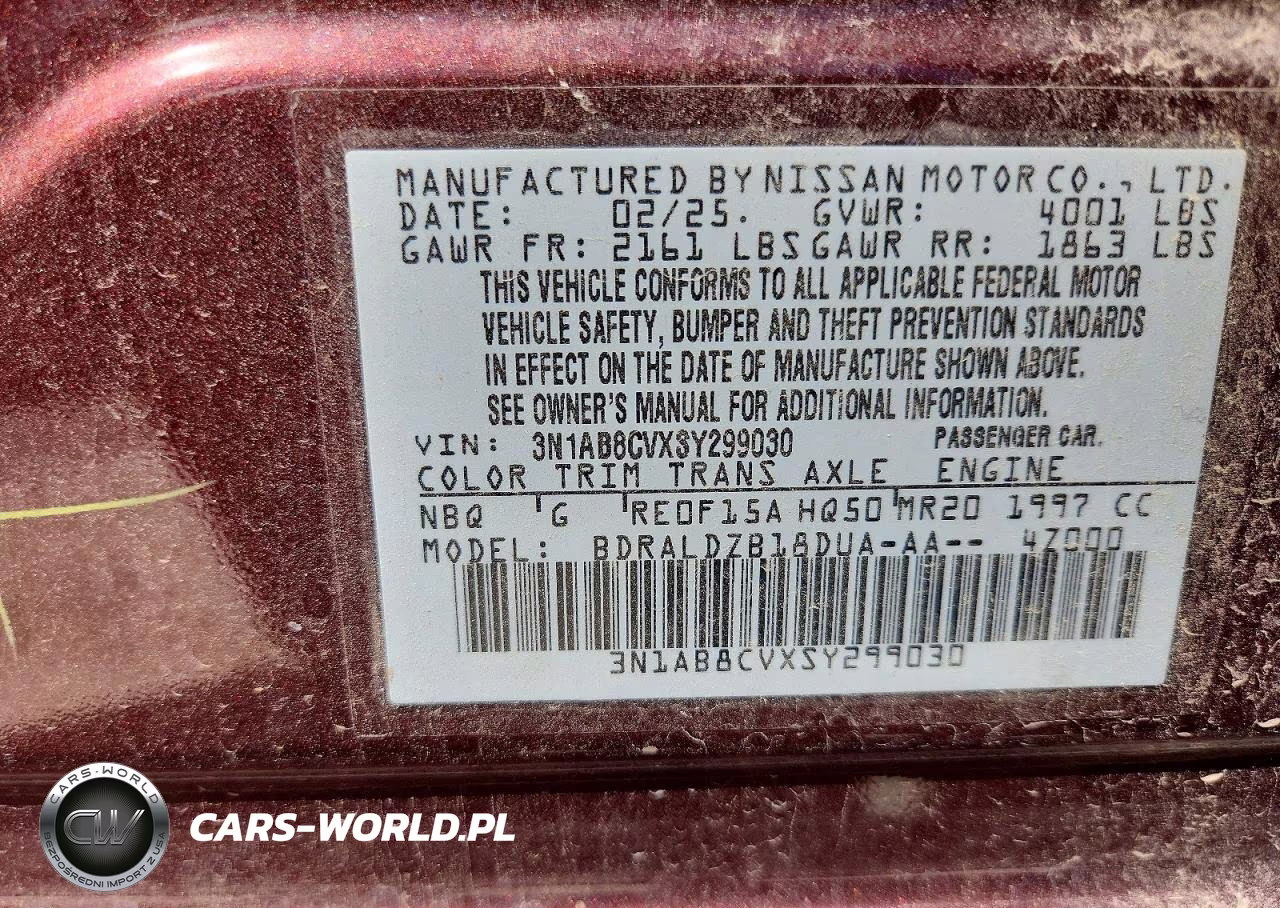 2025 Nissan Sentra Sv VIN:3N1AB8CVXSY299030 - 12