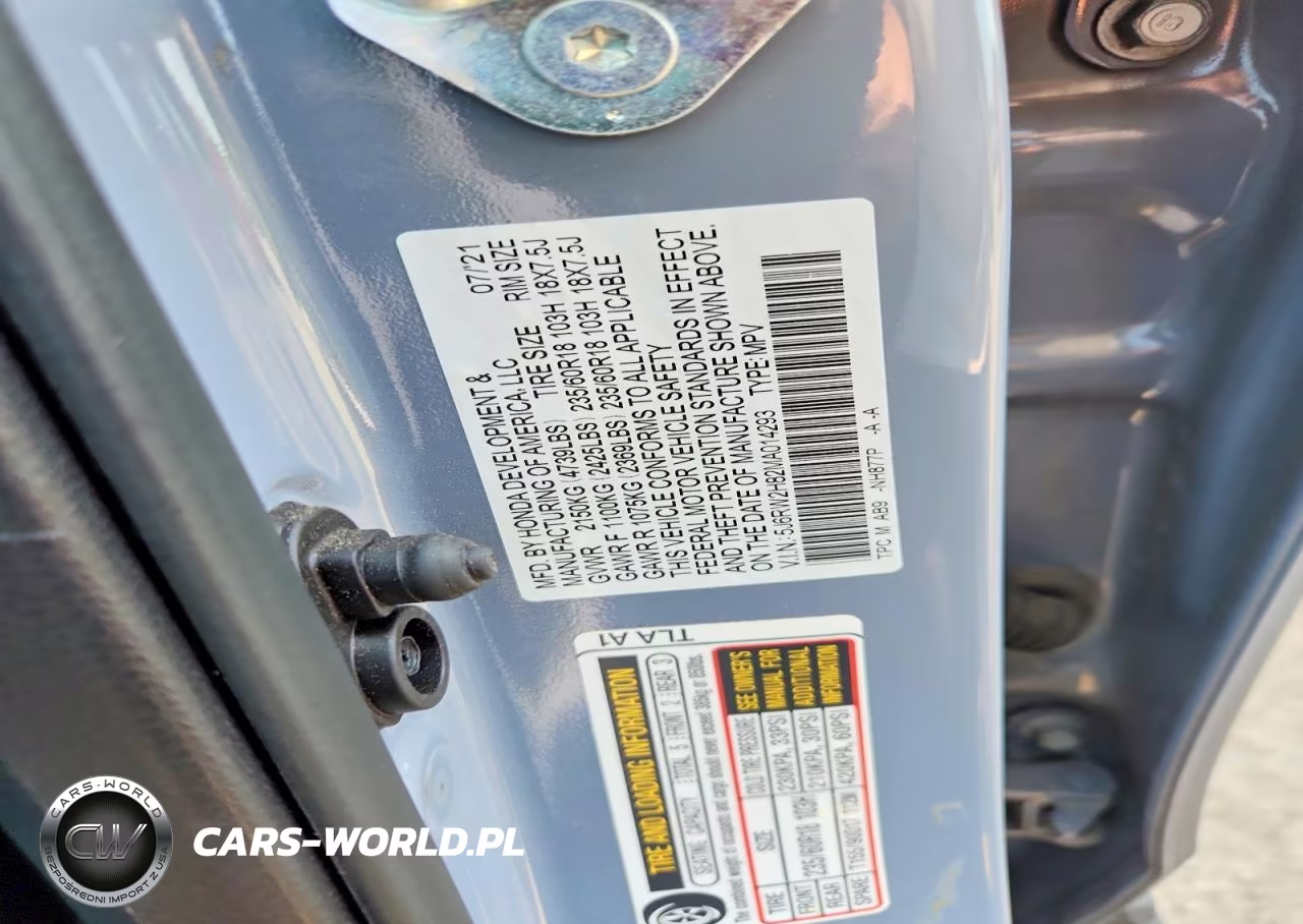 2021 Honda Cr-V Exl VIN:5J6RW2H82MA014293 - 12