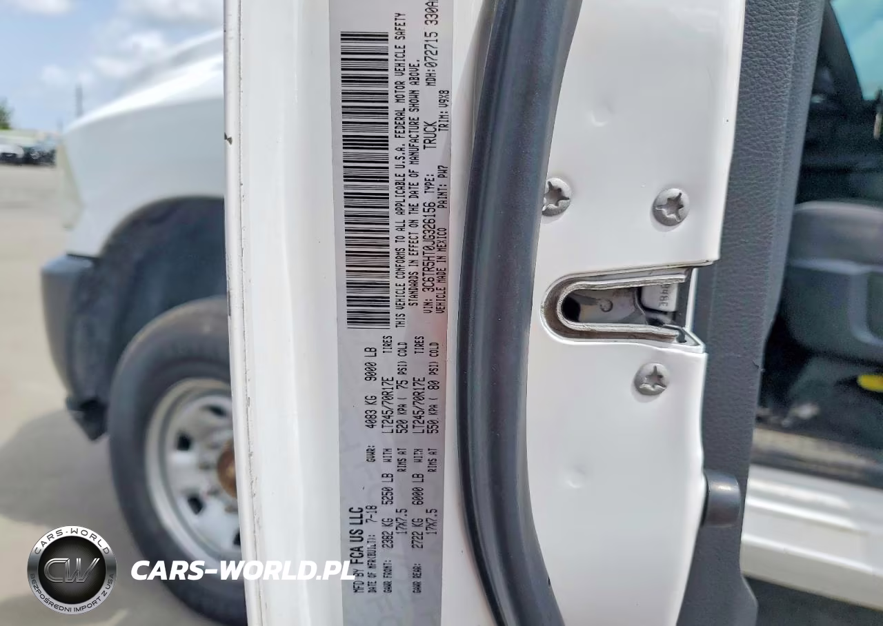2018 Ram 2500 St VIN:3C6TR5HT0JG326156 - 12