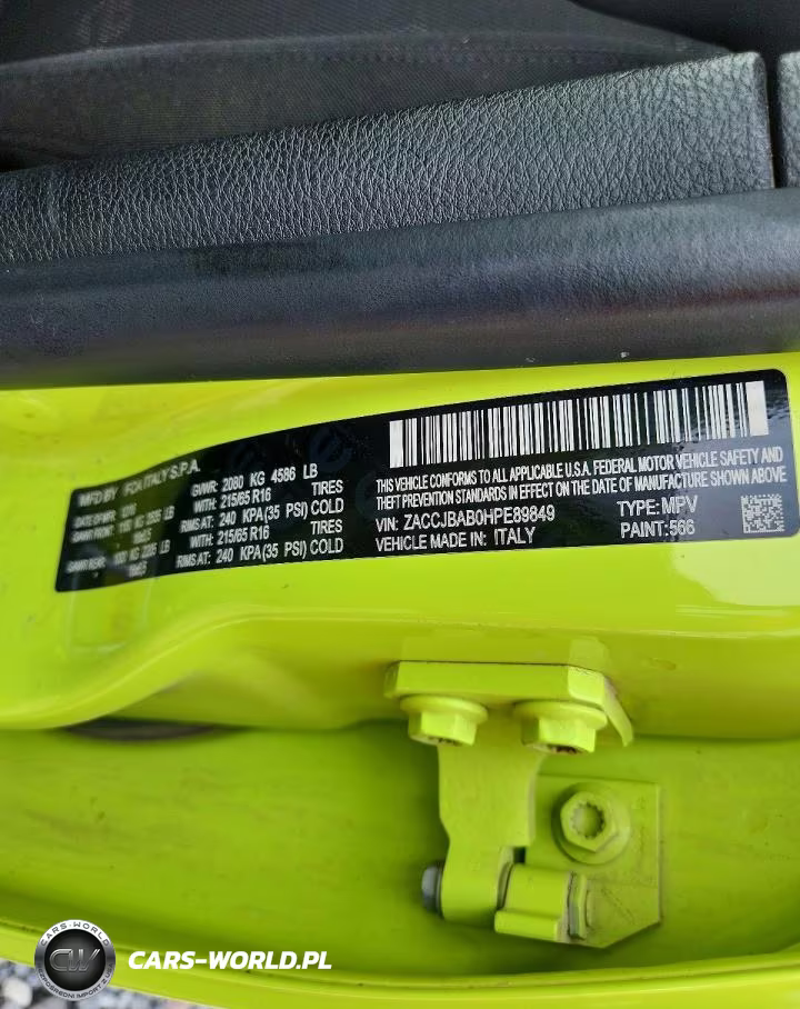 2017 Jeep Renegade Sport VIN:ZACCJBAB0HPE89849 - 12
