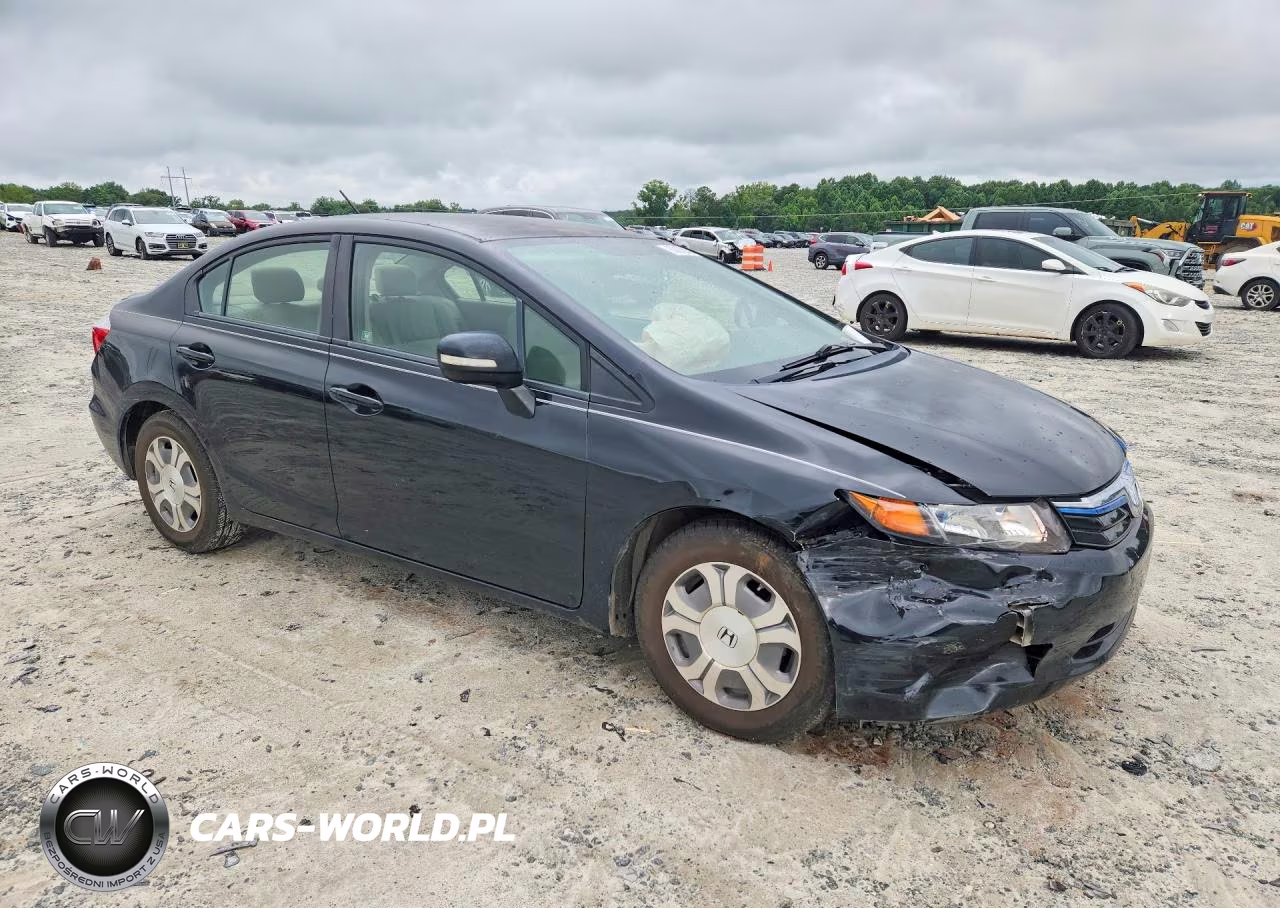 2012 Honda Civic Hybrid L VIN:JHMFB4F3XCS007106 - 4