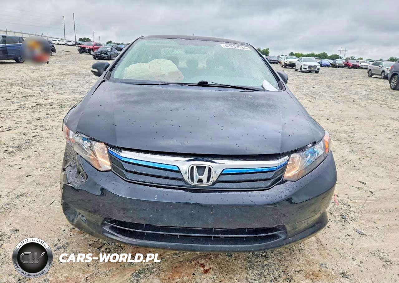2012 Honda Civic Hybrid L VIN:JHMFB4F3XCS007106 - 5