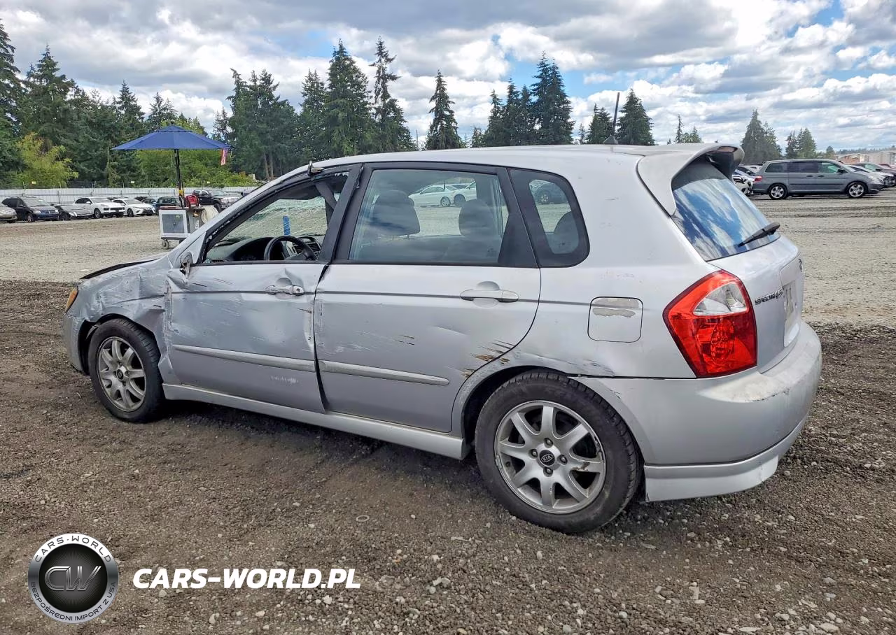 2005 Kia Spectra Spectra5 VIN:KNAFE161755113808 - 2