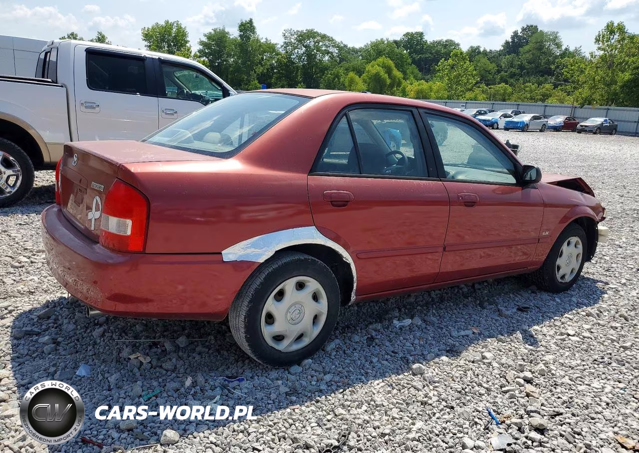 2001 Mazda Protege Dx VIN:JM1BJ222X10434766 - 3