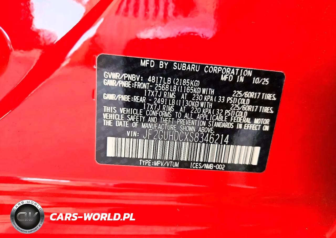 2025 Subaru Crosstrek Premium VIN:JF2GUHDCXS8346214 - 13
