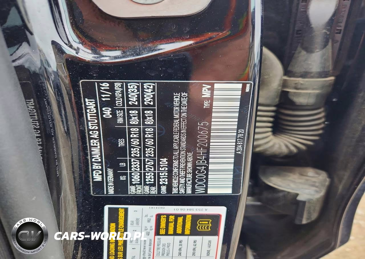 2017 Mercedes-Benz Glc 300 VIN:WDC0G4JB4HF200675 - 13