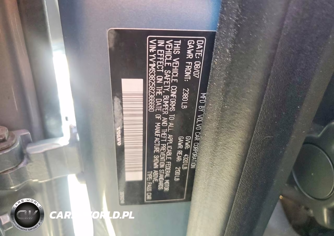 2008 Volvo S40 2.4I VIN:YV1MS382582366680 - 12