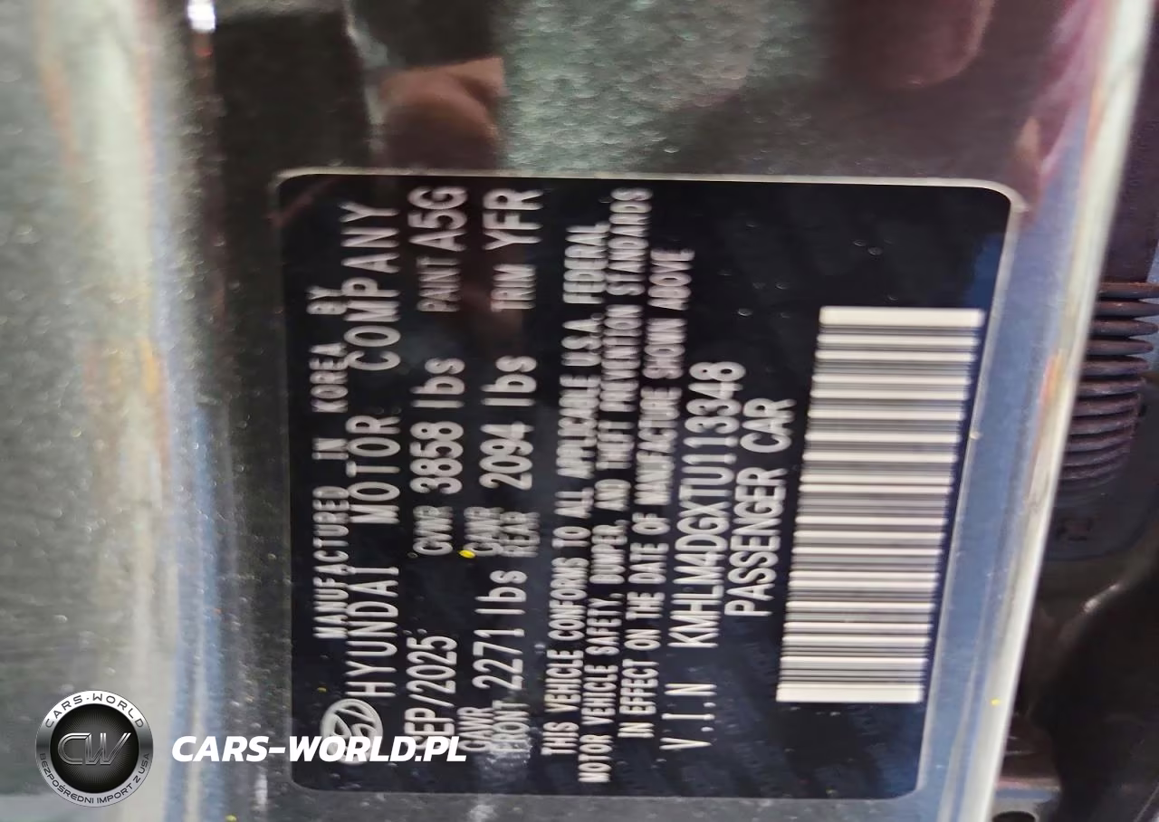 2026 Hyundai Elantra Sel Sport VIN:KMHLM4DGXTU113348 - 13