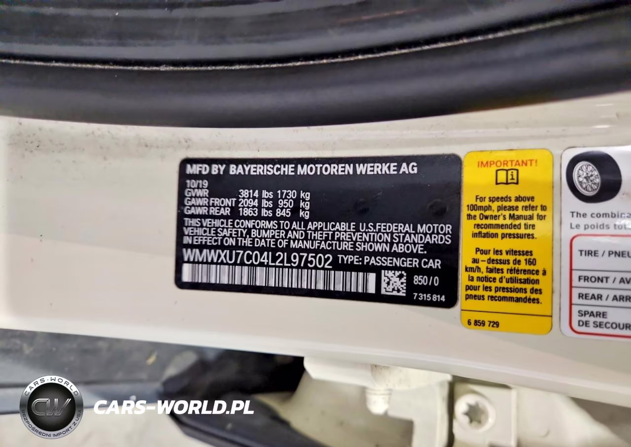 2020 Mini Cooper VIN:WMWXU7C04L2L97502 - 13