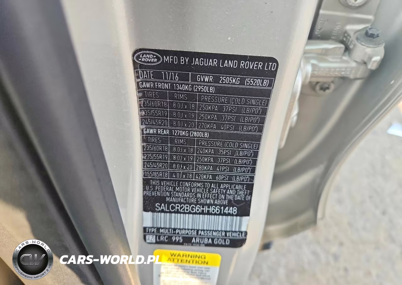 2017 Land Rover Discovery Sport Hse VIN:SALCR2BG6HH661448 - 13