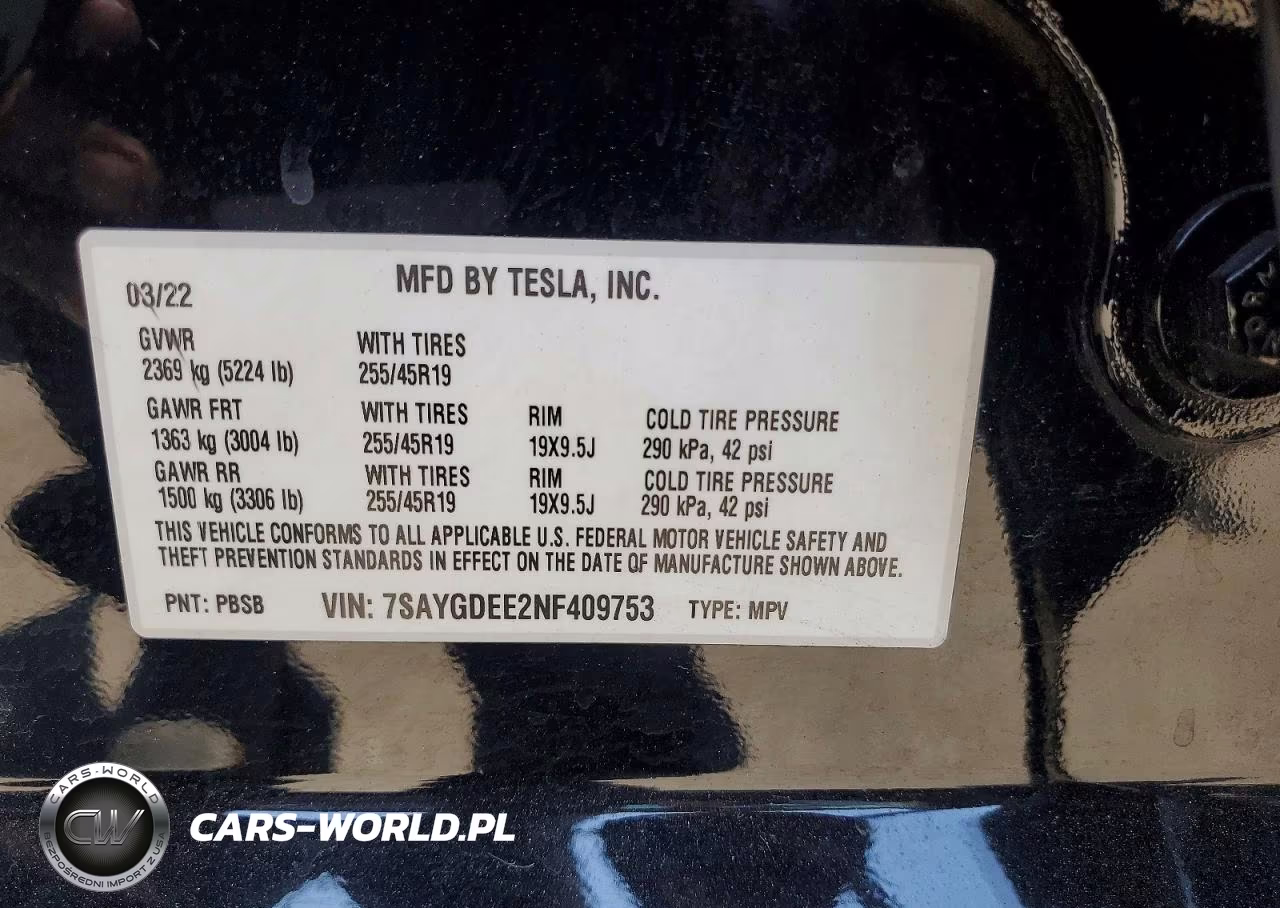 2022 Tesla Model Y VIN:7SAYGDEE2NF409753 - 13