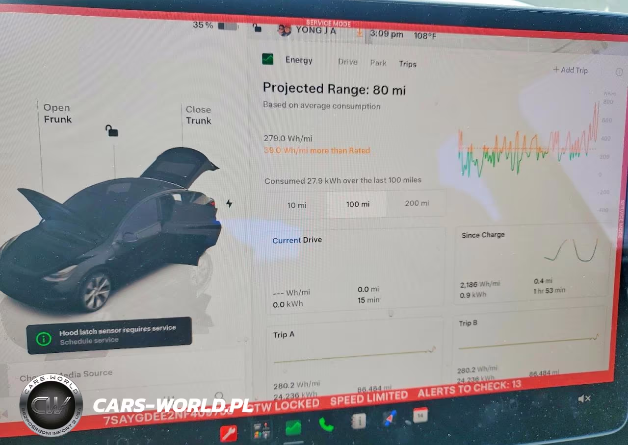 2022 Tesla Model Y VIN:7SAYGDEE2NF409753 - 9