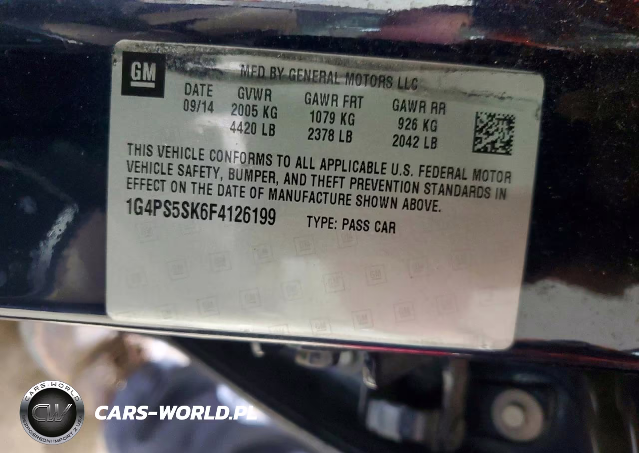 2015 Buick Verano VIN:1G4PS5SK6F4126199 - 12