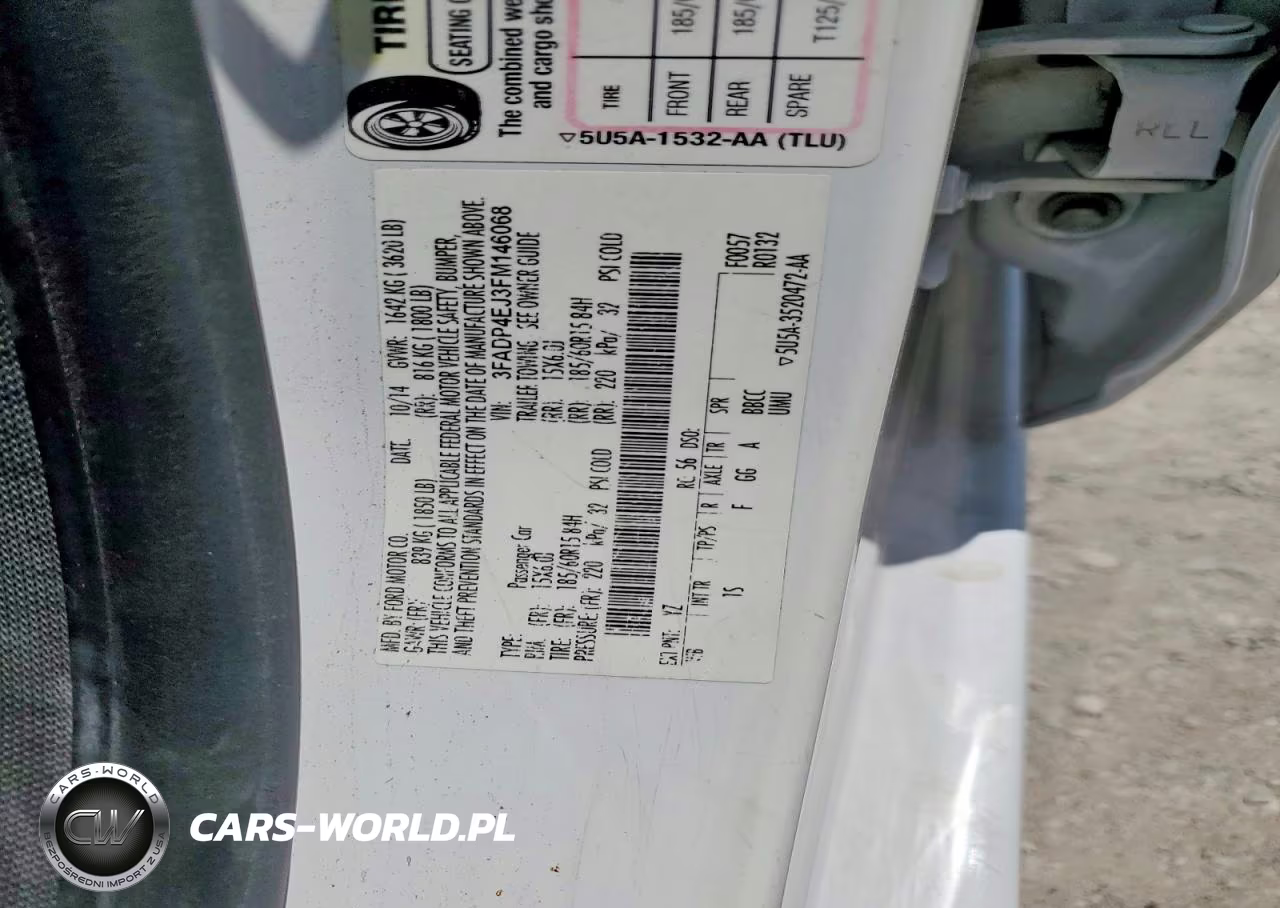 2015 Ford Fiesta Se VIN:3FADP4EJ3FM146068 - 12