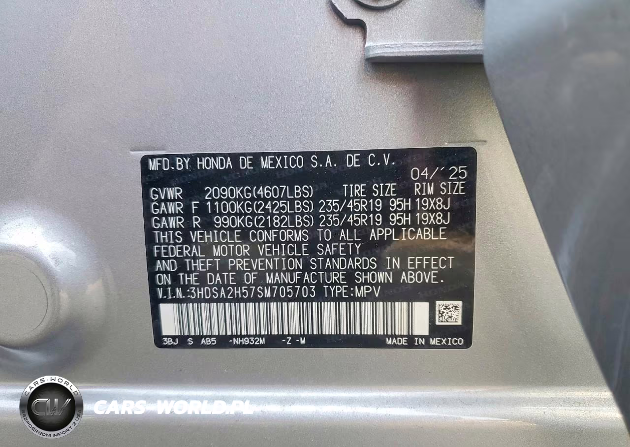 2025 Acura Adx A-Spec VIN:3HDSA2H57SM705703 - 13