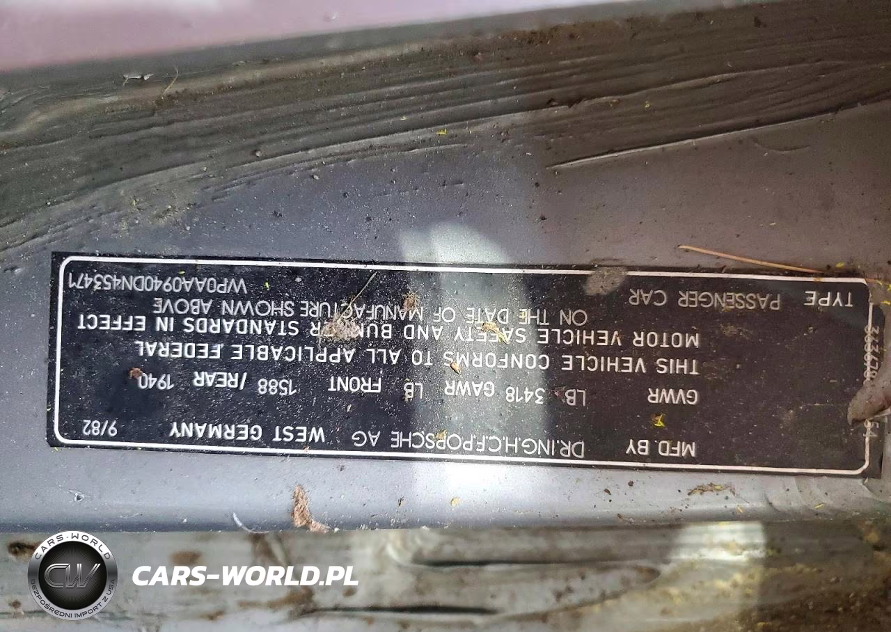 1983 Porsche 944 VIN:WP0AA0940DN453471 - 12