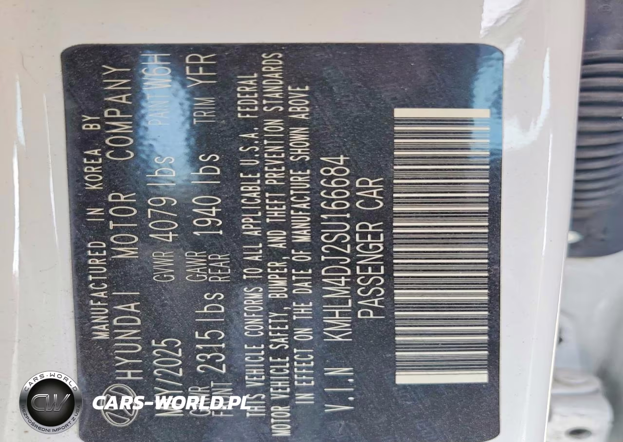 2025 Hyundai Elantra Hybrid Sel Sport VIN:KMHLM4DJ2SU166684 - 13