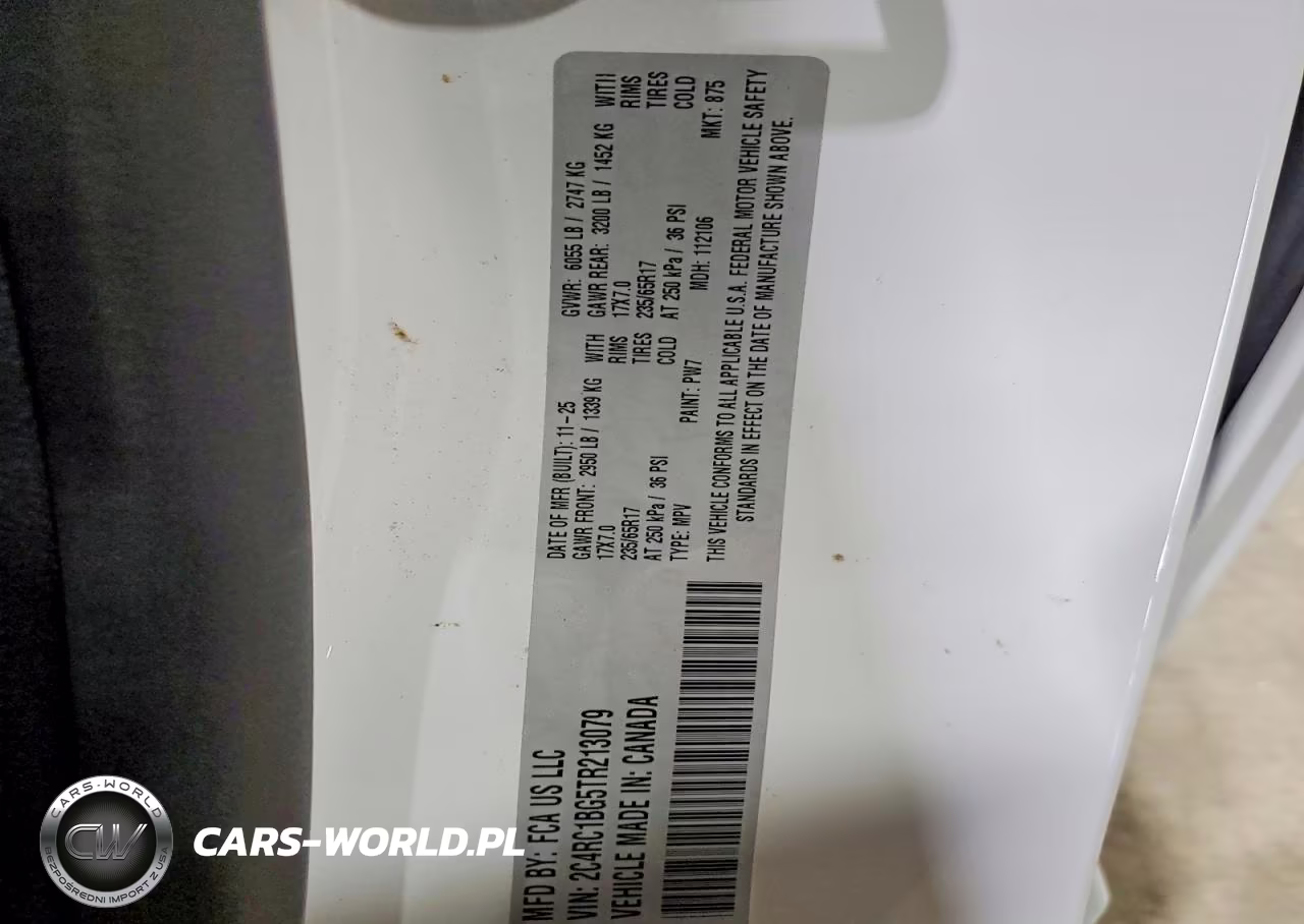 2026 Chrysler Pacifica Select VIN:2C4RC1BG5TR213079 - 13