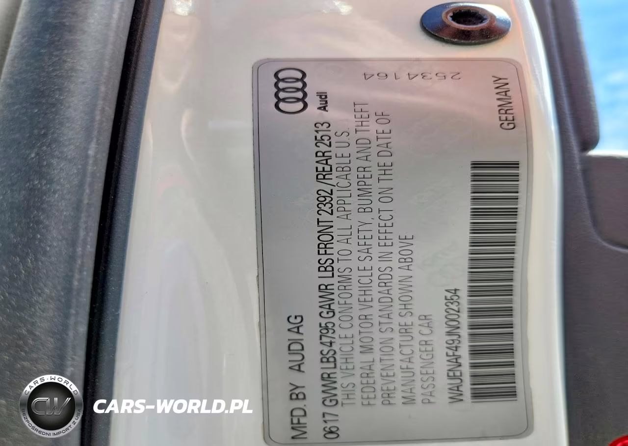 2018 Audi A4 Premium Plus VIN:WAUENAF49JN002354 - 12