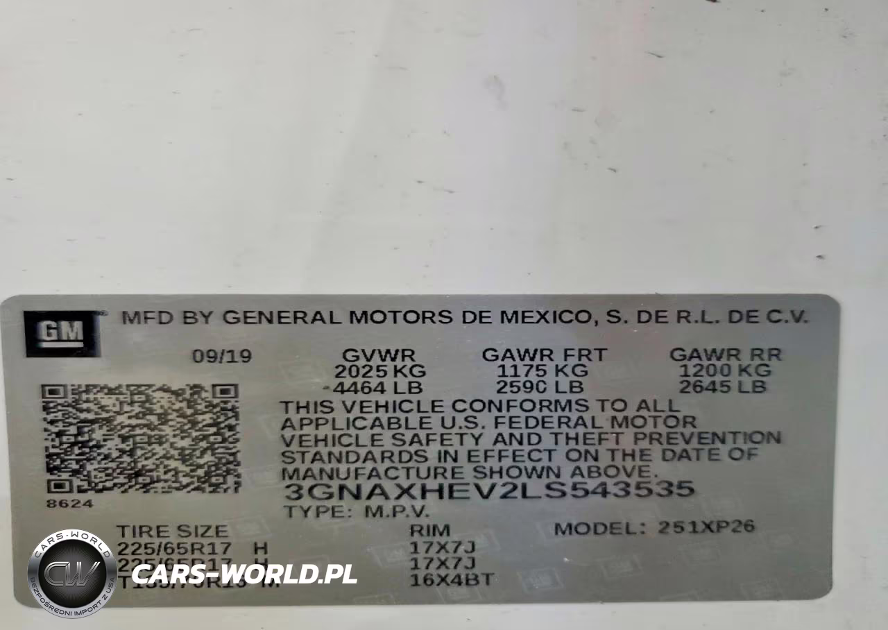 2020 Chevrolet Equinox Ls VIN:3GNAXHEV2LS543535 - 13