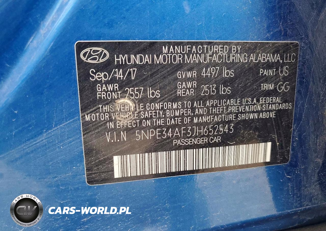 2018 Hyundai Sonata Sel VIN:5NPE34AF3JH652543 - 12