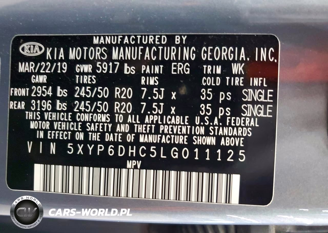 2020 Kia Telluride S VIN:5XYP6DHC5LG011125 - 13