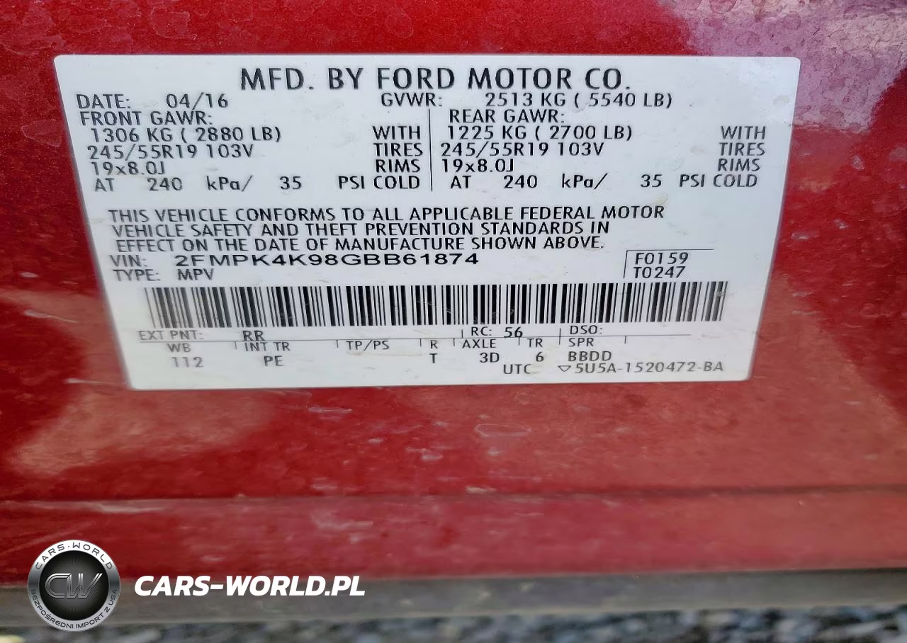 2016 Ford Edge Titanium VIN:2FMPK4K98GBB61874 - 13