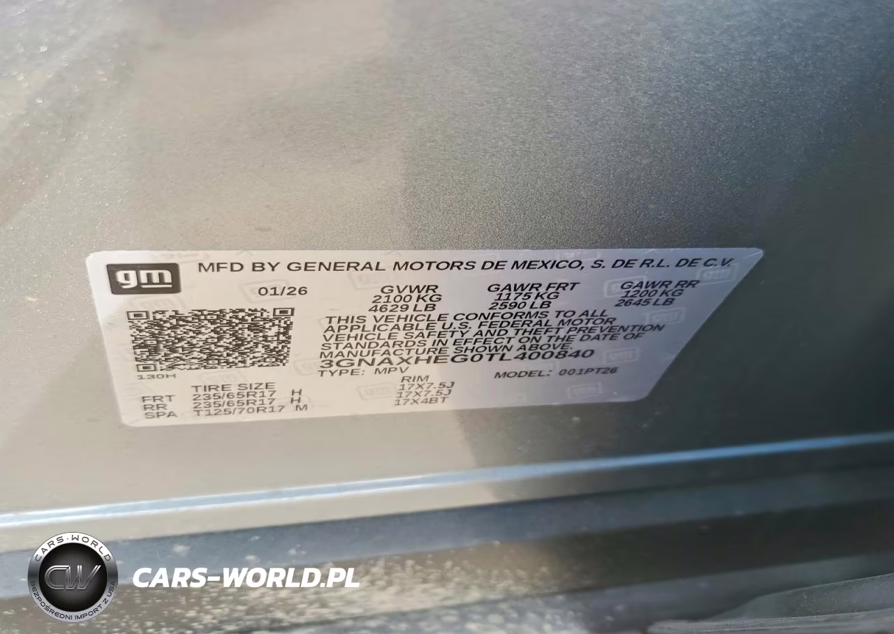 2026 Chevrolet Equinox Lt VIN:3GNAXHEG0TL400840 - 13