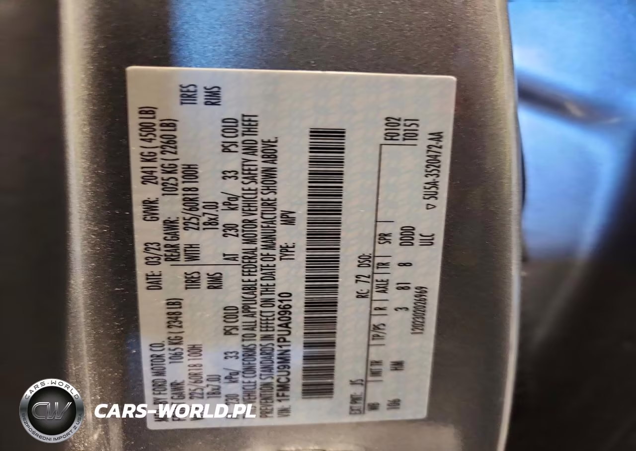 2023 Ford Escape St Line VIN:1FMCU9MN1PUA09610 - 13