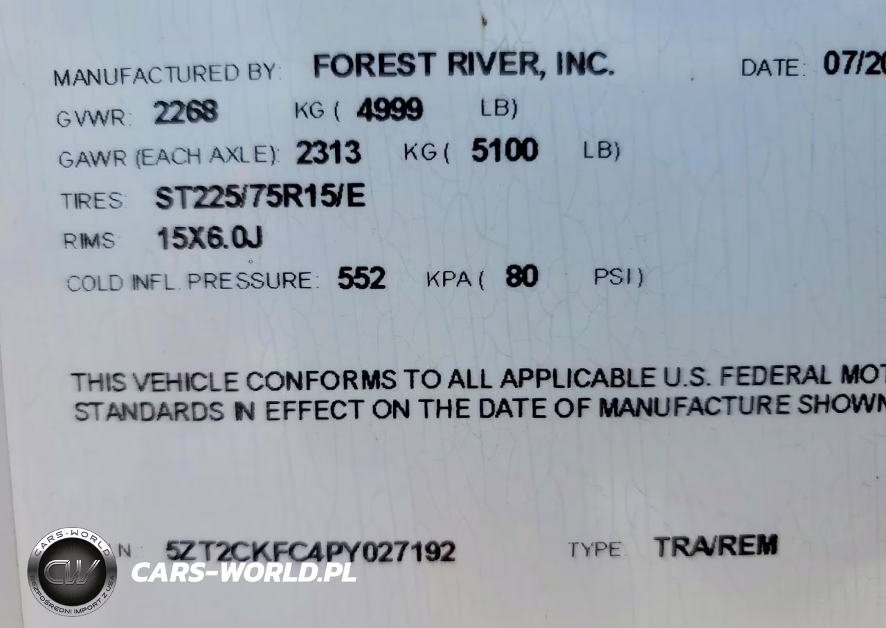 2023 Forest River Grey Wolf Camper VIN:5ZT2CKFC4PY027192 - 10