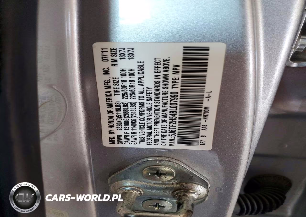2011 Honda Accord Crosstour Exl VIN:5J6TF2H54BL007990 - 13